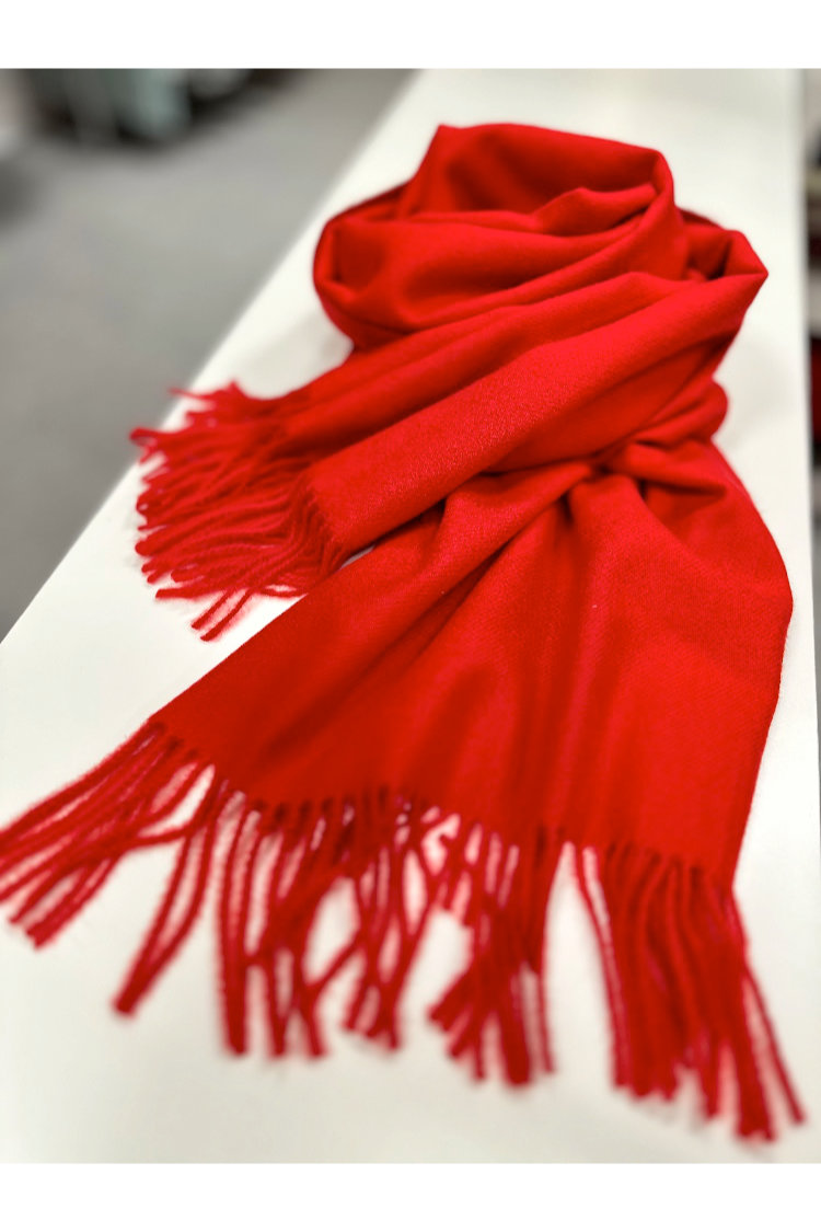 Dicker Schal Sky Cashmere Red Dicker Schal Sky Cashmere Red