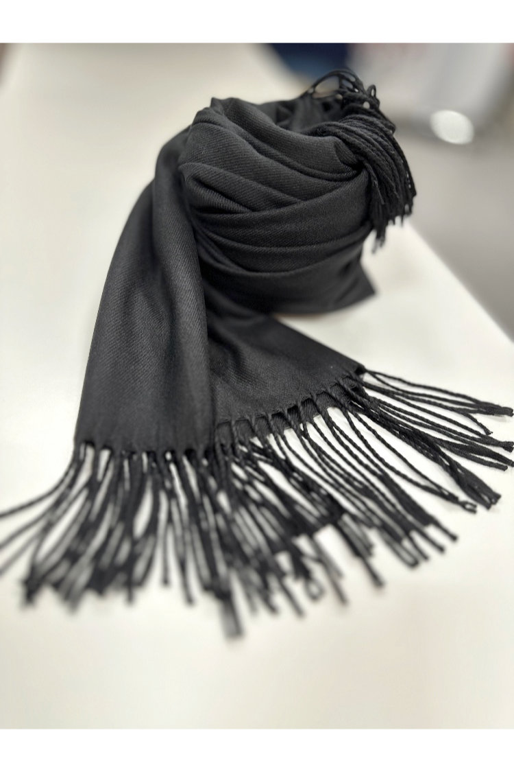 Winterschal Sky Cashmere Black Winterschal Sky Cashmere Black